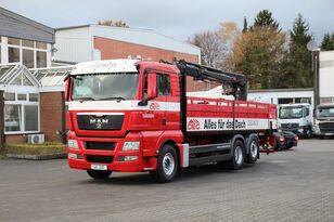 MAN TGX 26.360 /Hiab 166K /Lenkachse/Pal-Zange açık kasa kamyon