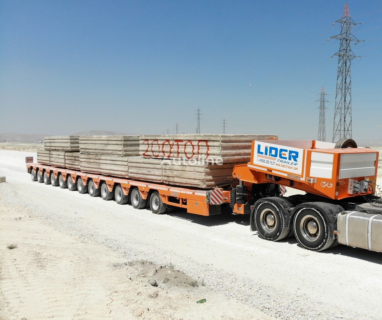 yeni Lider LIDER 2024 NEW UNUSED l 200 TONS CAPACITY New Productions Direct alçak şasi yarı römork