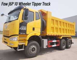 yeni FAW J6P 10 Wheeler Tipper Truck for Sale in Dominican damperli kamyon