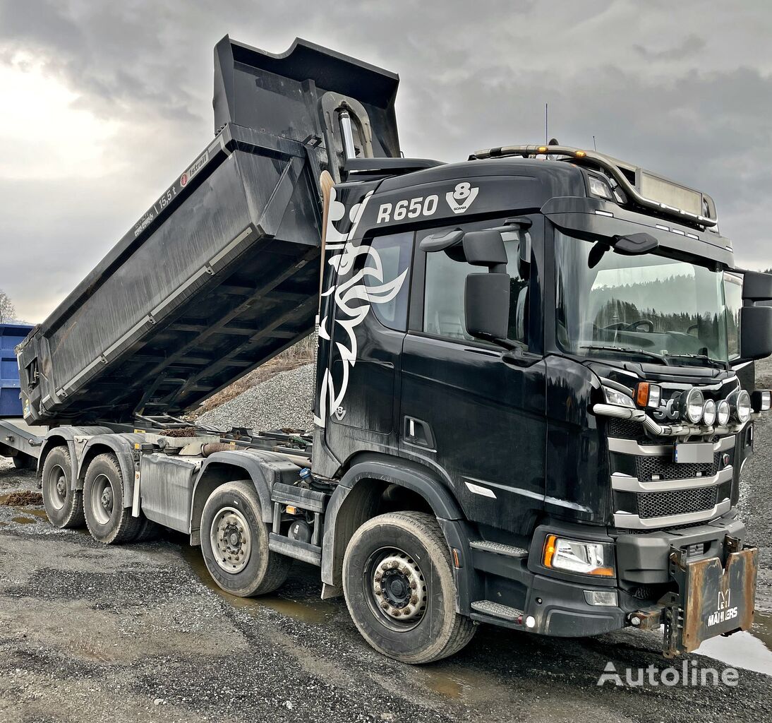 Scania R650 *8x4 *FULL STEEL *GEHAB *RETARDER *VIDEO damperli kamyon