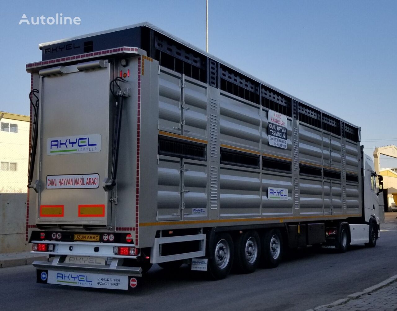 yeni Akyel Treyler LVL1 Livestock Semi Trailer  ( double deck ) hayvan taşıma yarı römorku