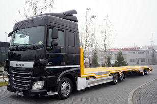DAF XF460 FAR + Wecon PC trailer – NEW car transporter body on both  araba taşıyıcı