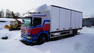 Scania P124GB Cabinet car w/ full side opening kamyon panelvan