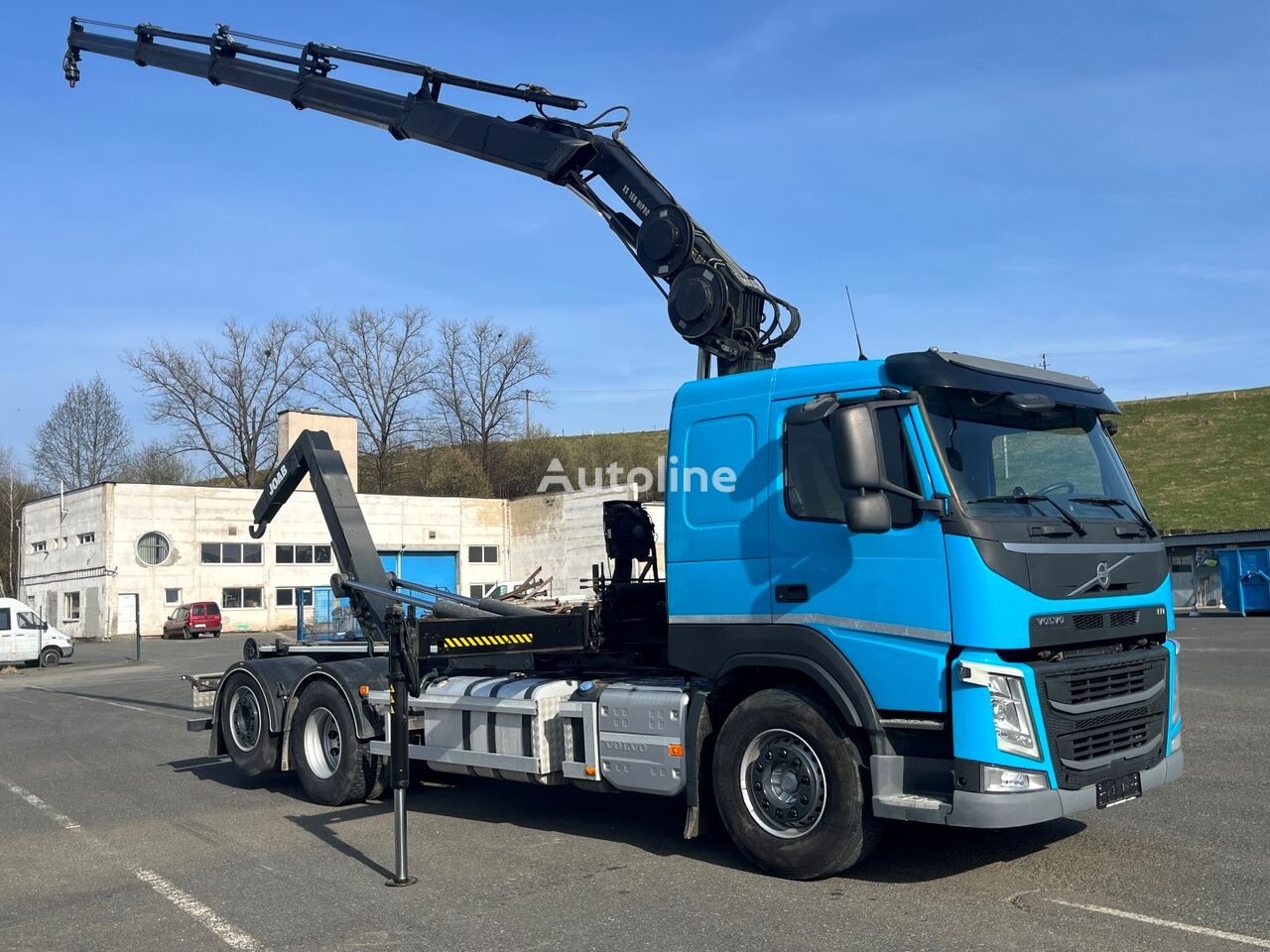 Volvo FM 420, 2016, 6x2, Crane hook lift, Hiab 166 - 4 Hipro + RC kancalı yükleyici