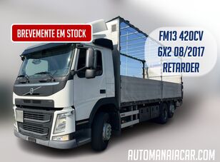 Volvo FM13 420 EURO6 6X2 PLATAFORMA 3000 kg 08/2017 kayar perdeli kasalı kamyon