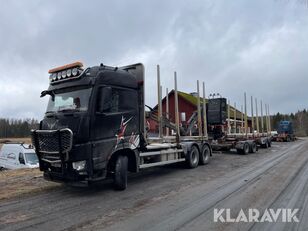 Mercedes-Benz  Arocs 963-7-E kereste kamyonu + kereste römorku