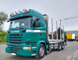 Scania R450 Holz Kran 6x4 Loglift F96S 79 kereste kamyonu