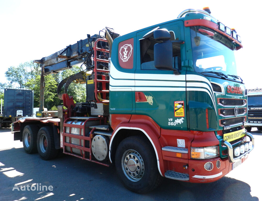 Scania R560 V8 For long woods - Para MADERA kereste kamyonu