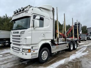 Scania R730KM 6x4 z dźwigiem LOGLIFT z kabiną unoszoną sprowadzony kereste kamyonu