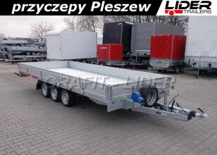 yeni TEMARED TM-185 przyczepa 507x211x30cm, Carplatform 5121/3S, 3 os römork kasa dorse