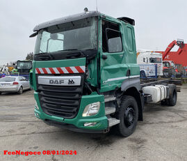 kaza sonrası DAF CF 460 şasi kamyon