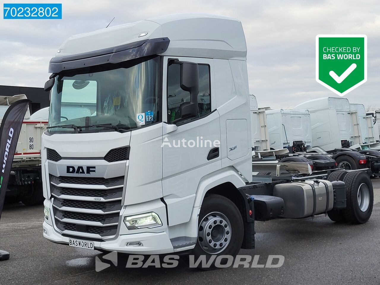 yeni DAF XF 410 4X2 ACC chassis Euro 6 şasi kamyon