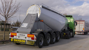 yeni EMIRSAN 4 Axle Cement Tanker Trailer tanker çimento kamyonu