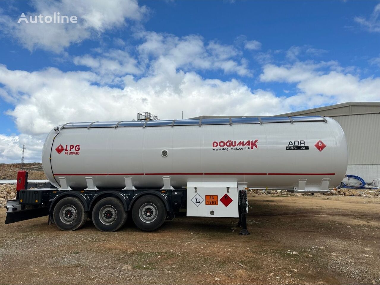 yeni Doğumak ADR APPROVED 45 M3 LPG SEMI TRAILER gaz tankeri römork