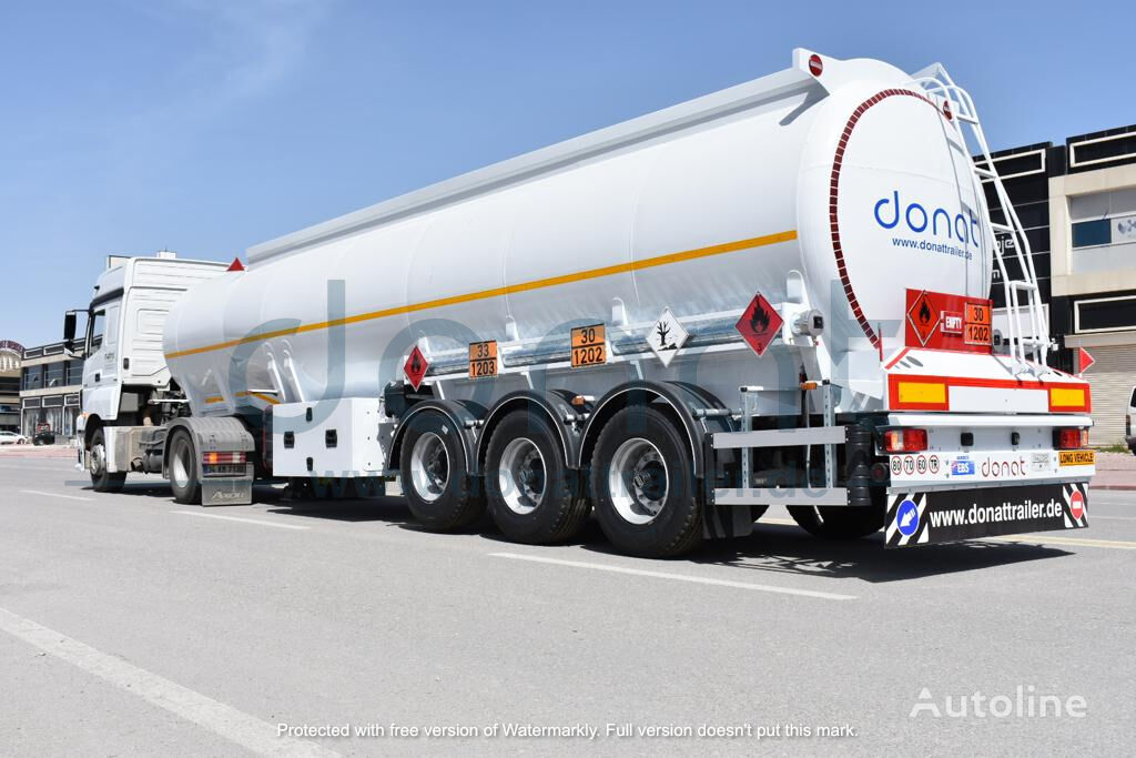yeni Donat Aluminum Fuel Tanker with Bottom Loading yakıt tankeri yarı römork