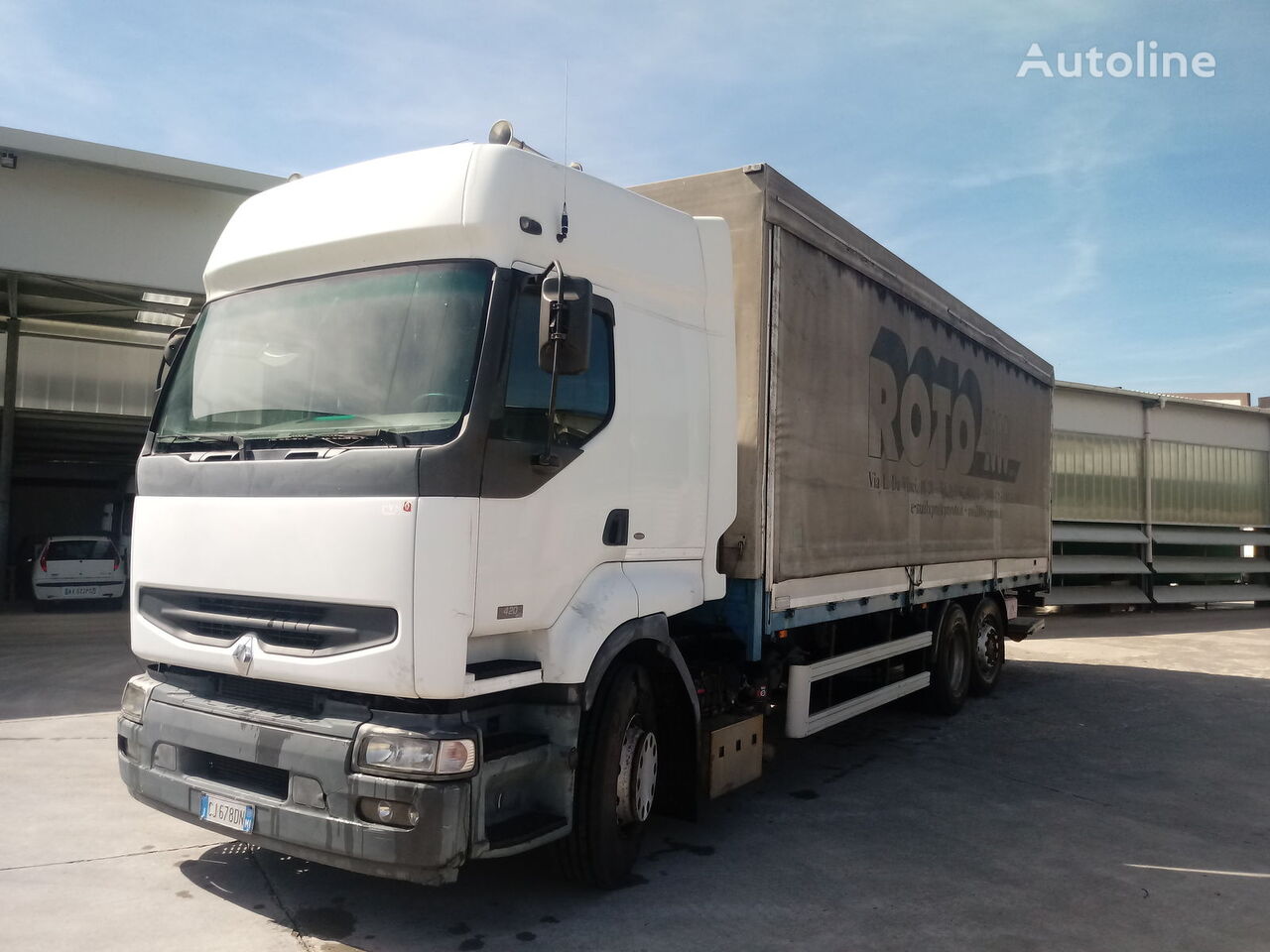 Renault PREMIUM 420 DCI tenteli kamyon