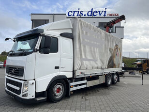 Volvo FH 420 6x2 HMF 1430 K-4 | AHK tenteli kamyon