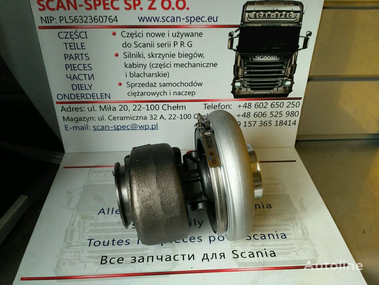 Scania P R G çekici için Holset 2R 2G 4038612 motor turbo kompresör