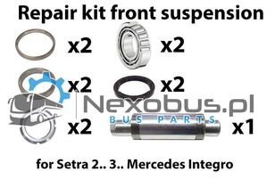 Setra 215, 315, 317,319 Mercedes Integro otobüs için Repair kit front suspension top tamir kiti